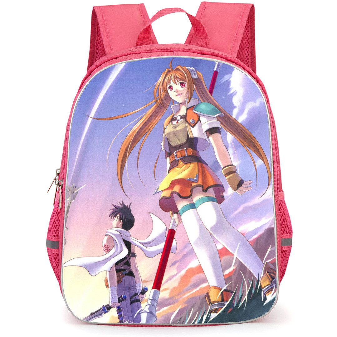 The Legend of Heroes Trails In The Sky Backpack School Bag StudentPack - Estelle Bright And Joshua Bright Looking Sky Portrait