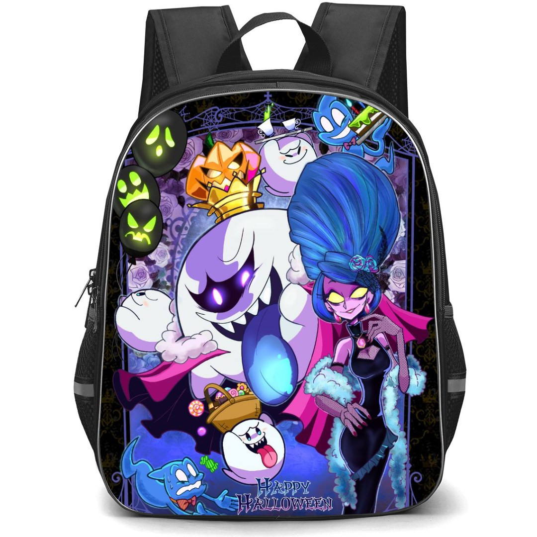 Luigi's Mansion Backpack StudentPack - Characters Ghost Happy Halloween