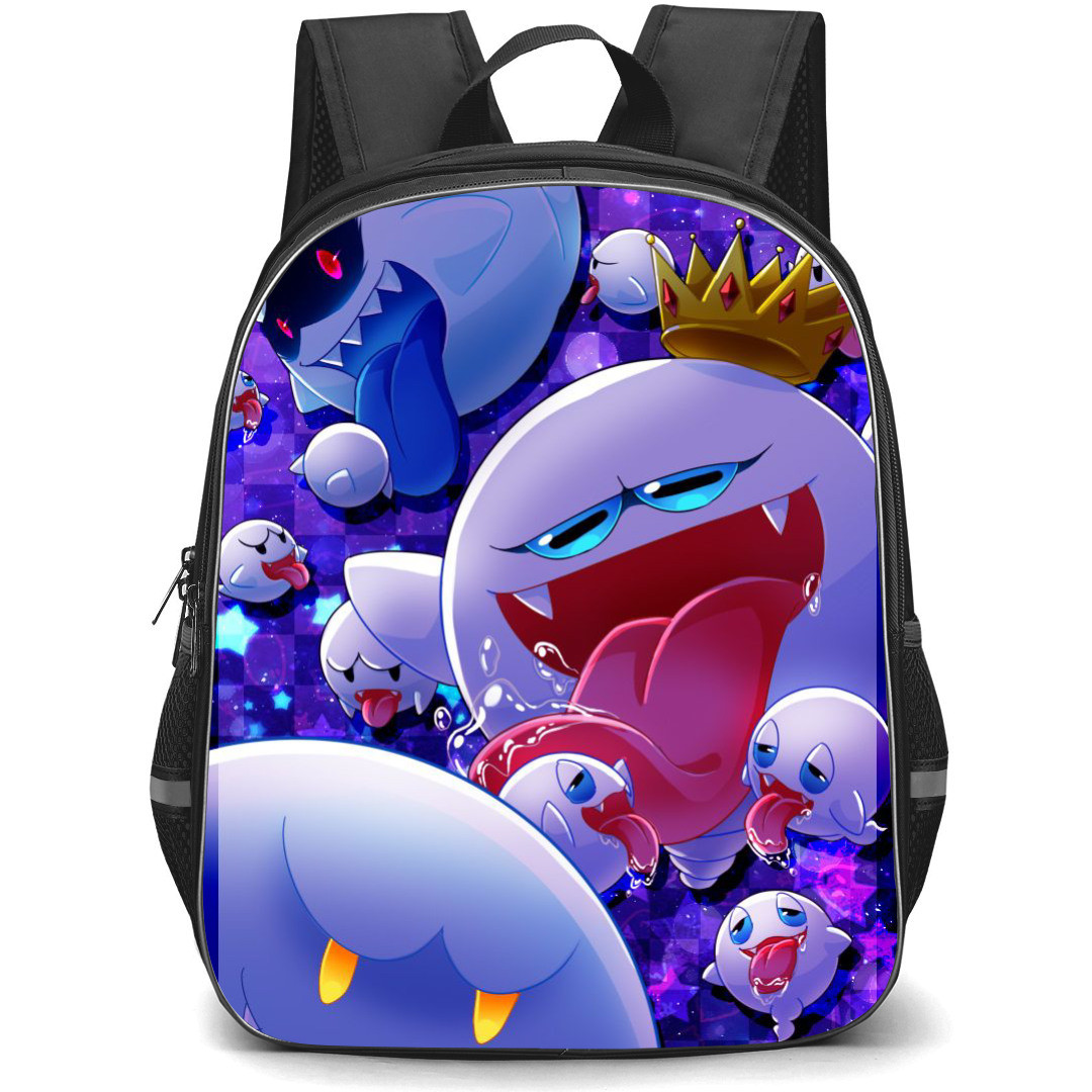 Luigi's Mansion King Boo Backpack StudentPack - King Boo Ghosts Licking
