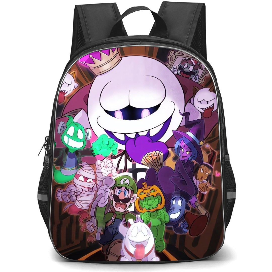 Luigi's Mansion Backpack StudentPack - Luigi's Mansion Running with King Boo