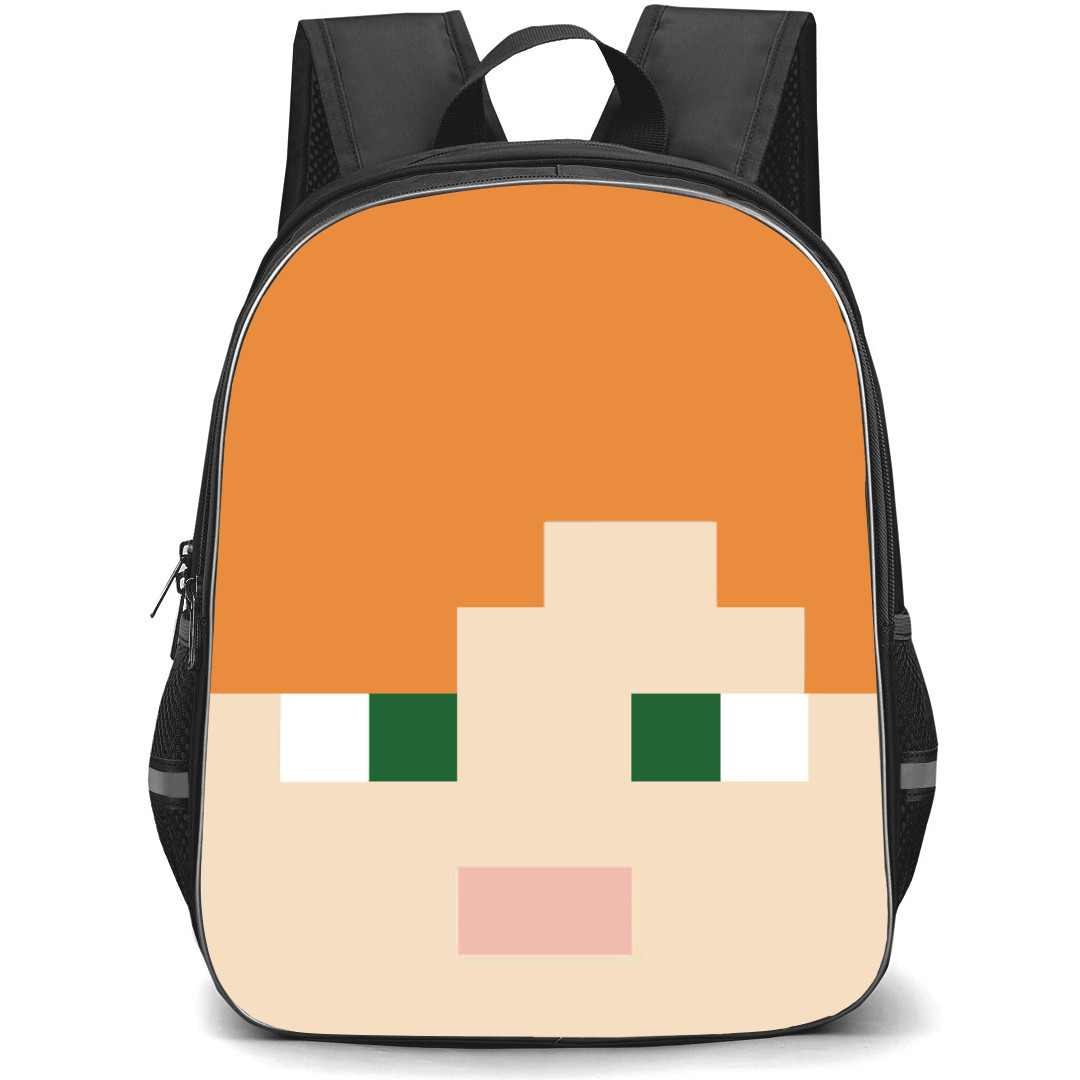Minecraft Alex Backpack StudentPack - Alex Avatar Minimalist Art Poster