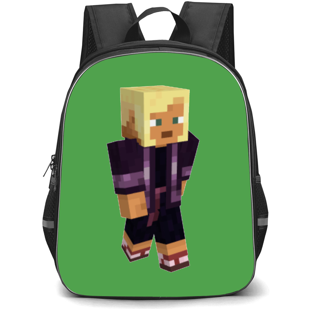 Minecraft Kai Backpack StudentPack - Kai Walking Portrait Sticker