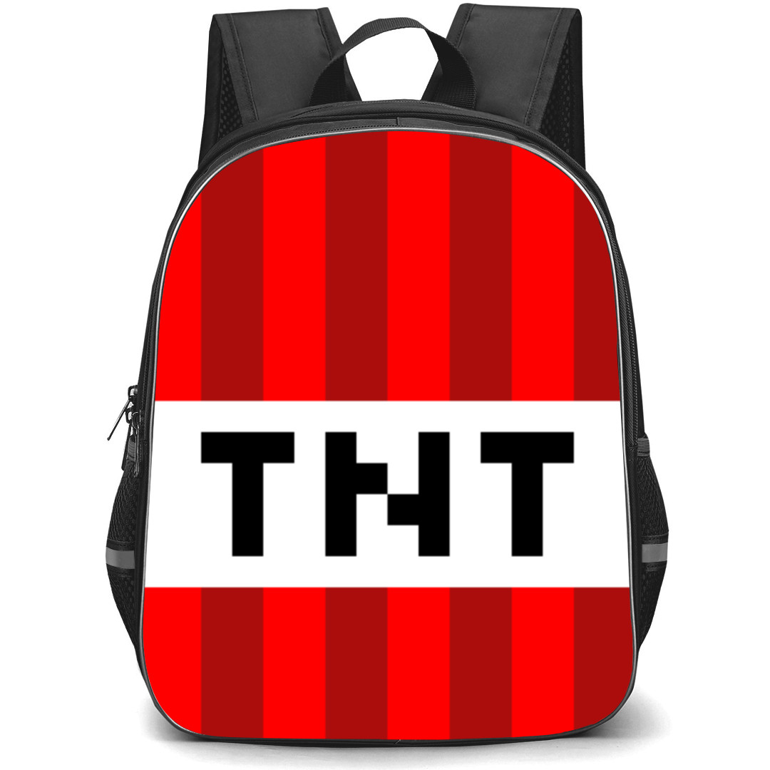 Minecraft Backpack StudentPack - Minecraft TNT Mob Head Poster
