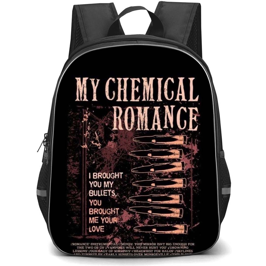 My Chemical Romance Backpack StudentPack - My Chemical Romance I Brought You My Bullets Poster Art