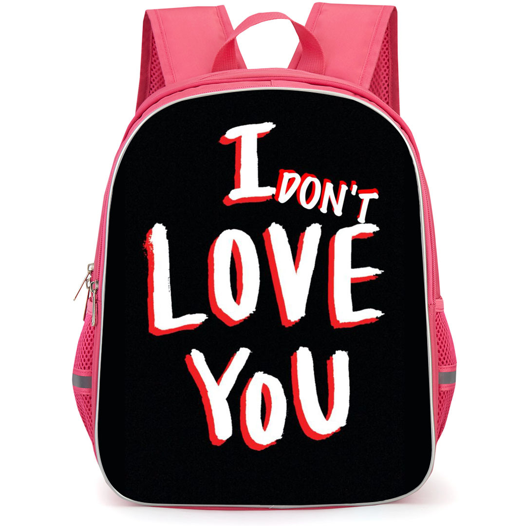 My Chemical Romance Backpack StudentPack - My Chemical Romance I Dont Love You Quote Art