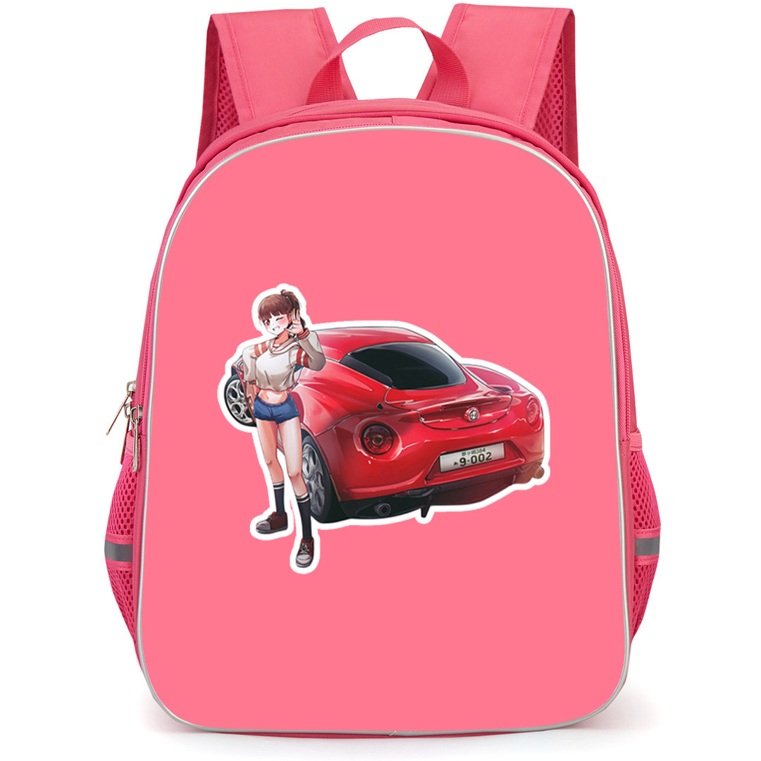 MF Ghost Nozomi Kitahara Backpack School Bag StudentPack - Nozomi Kitahara With Alfa 4C Sticker