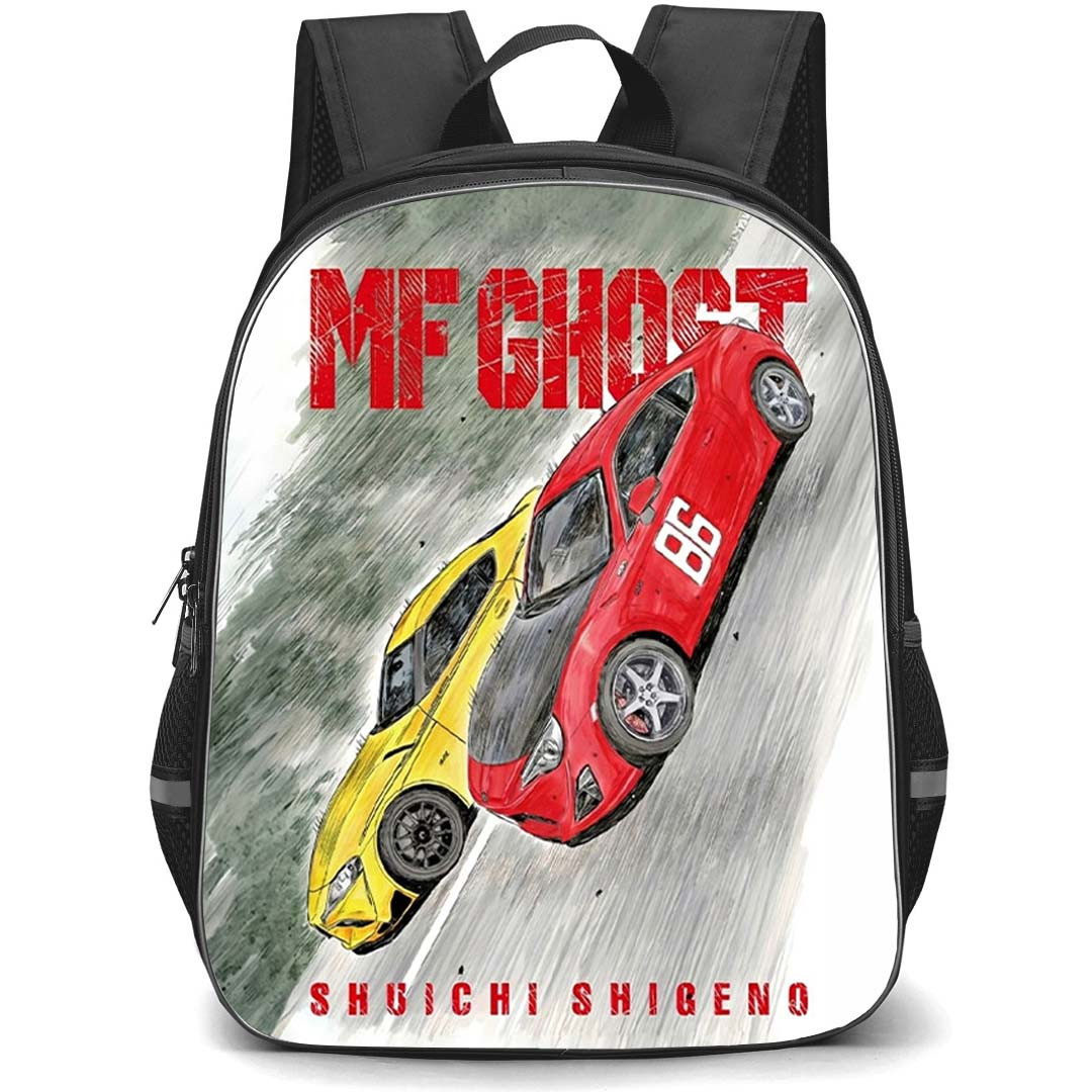 MF Ghost Backpack School Bag StudentPack - MF Ghost Shuichi Shigeno GR Supra Vs GT86 Sketch Poster