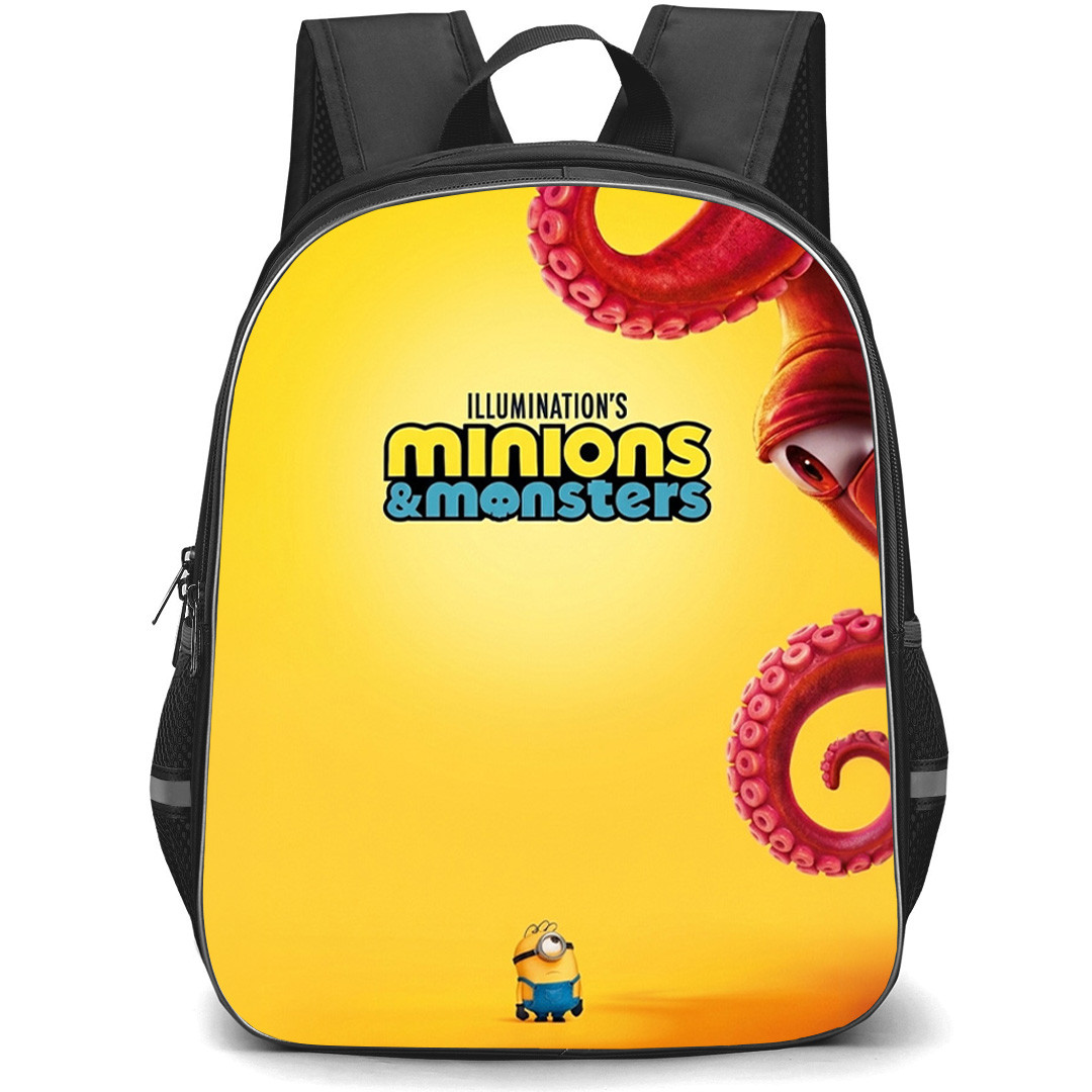 Minions And Monsters Backpack School Bag StudentPack - Minions And Monsters Official Poster