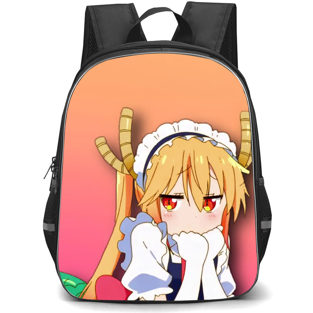 Miss Kobayashi's Dragon Maid Tohru Backpack School Bag StudentPack - Tohru Pouting Portrait