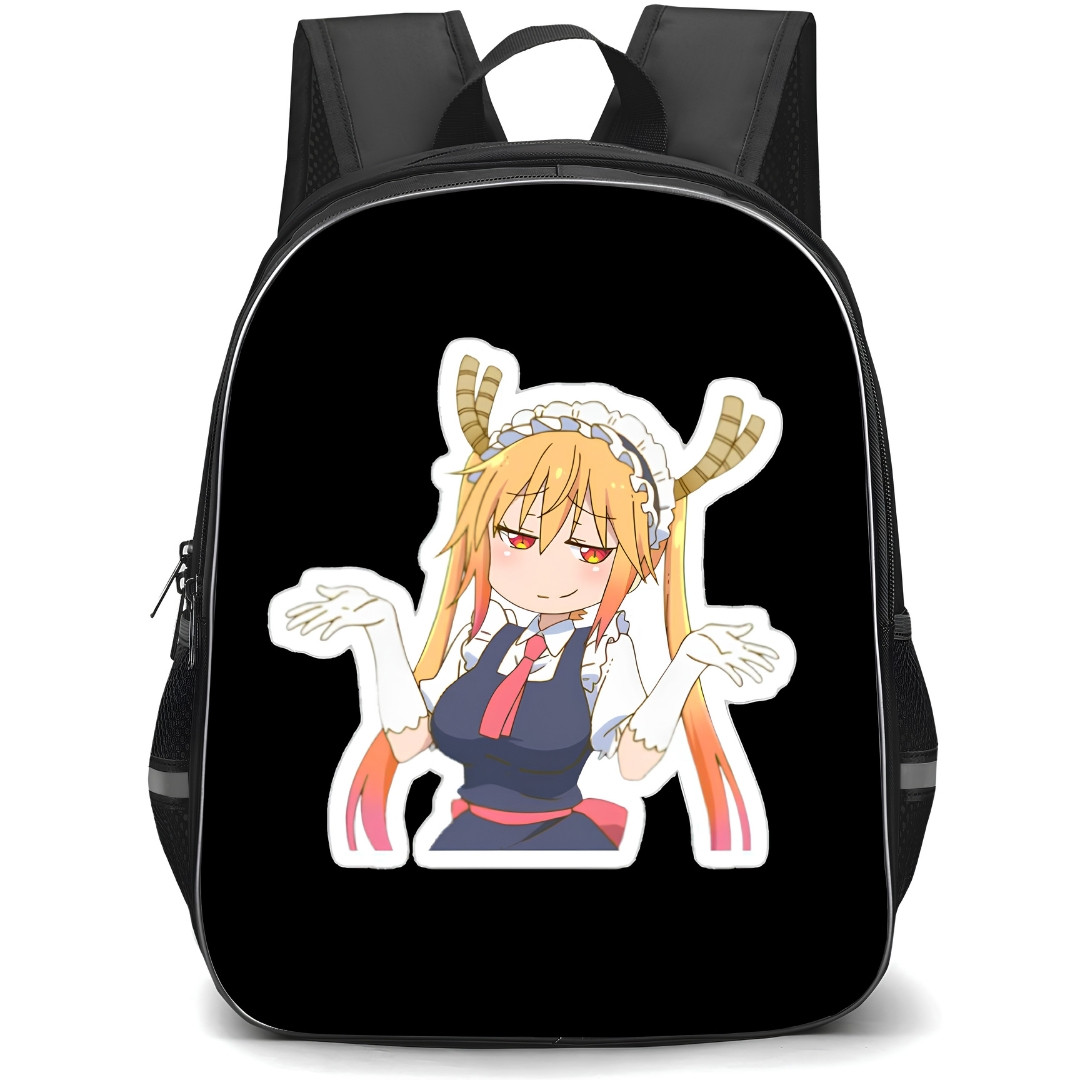Miss Kobayashi's Dragon Maid Tohru Backpack School Bag StudentPack - Tohru Smug Portrait Sticker