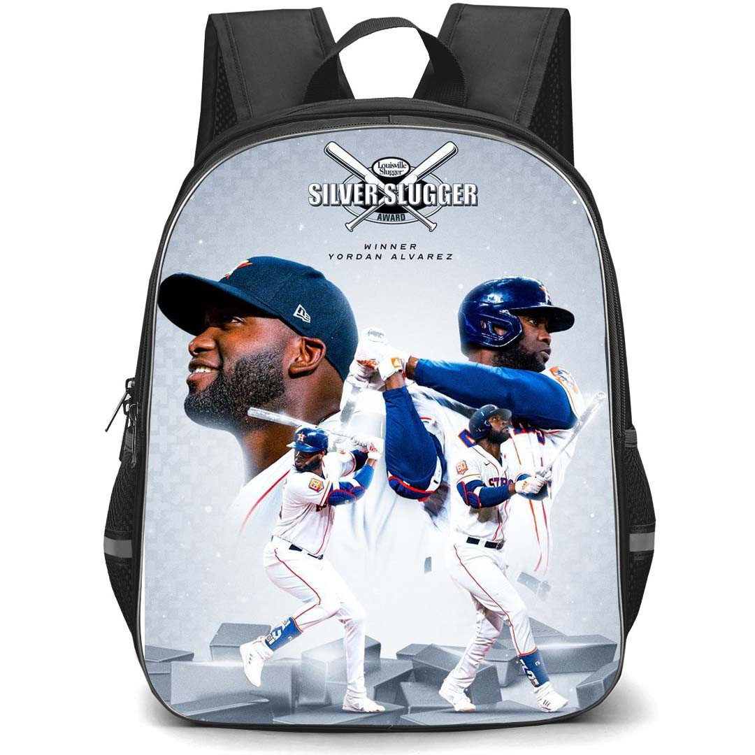 MLB Yordan Alvarez Backpack StudentPack - Yordan Alvarez Houston Astros Silver Slugger Award Poster