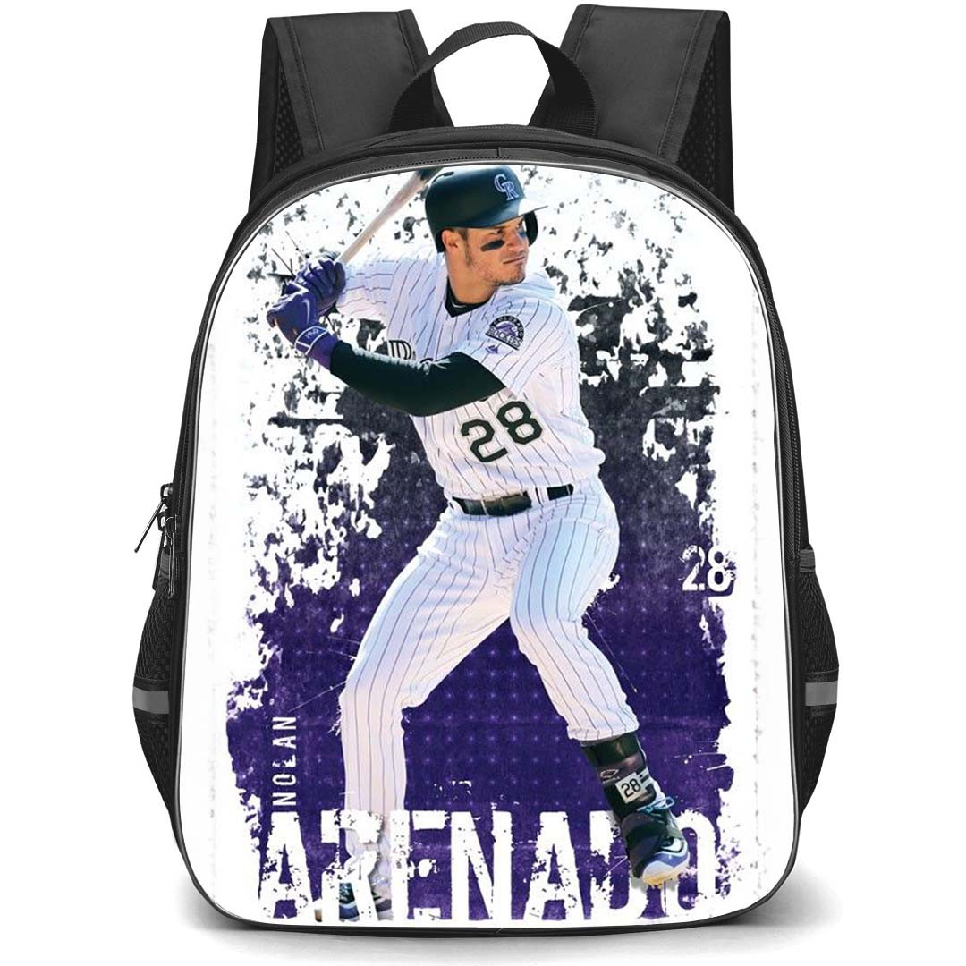 MLB Nolan Arenado Backpack StudentPack - Nolan Arenado Colorado Rockies Rockies Poster