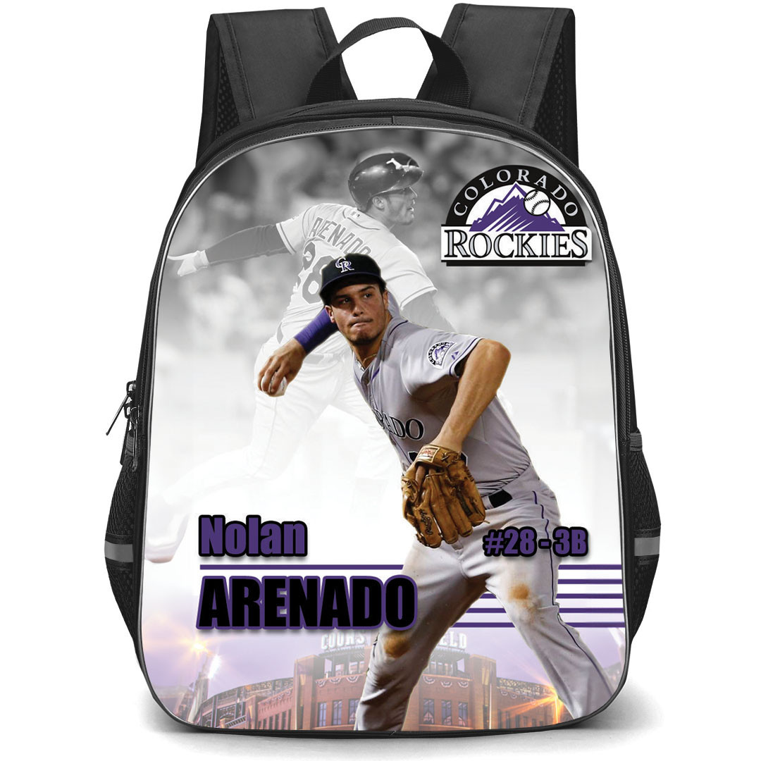 MLB Nolan Arenado Backpack StudentPack - Nolan Arenado St. Louis Cardinals Pitching Poster