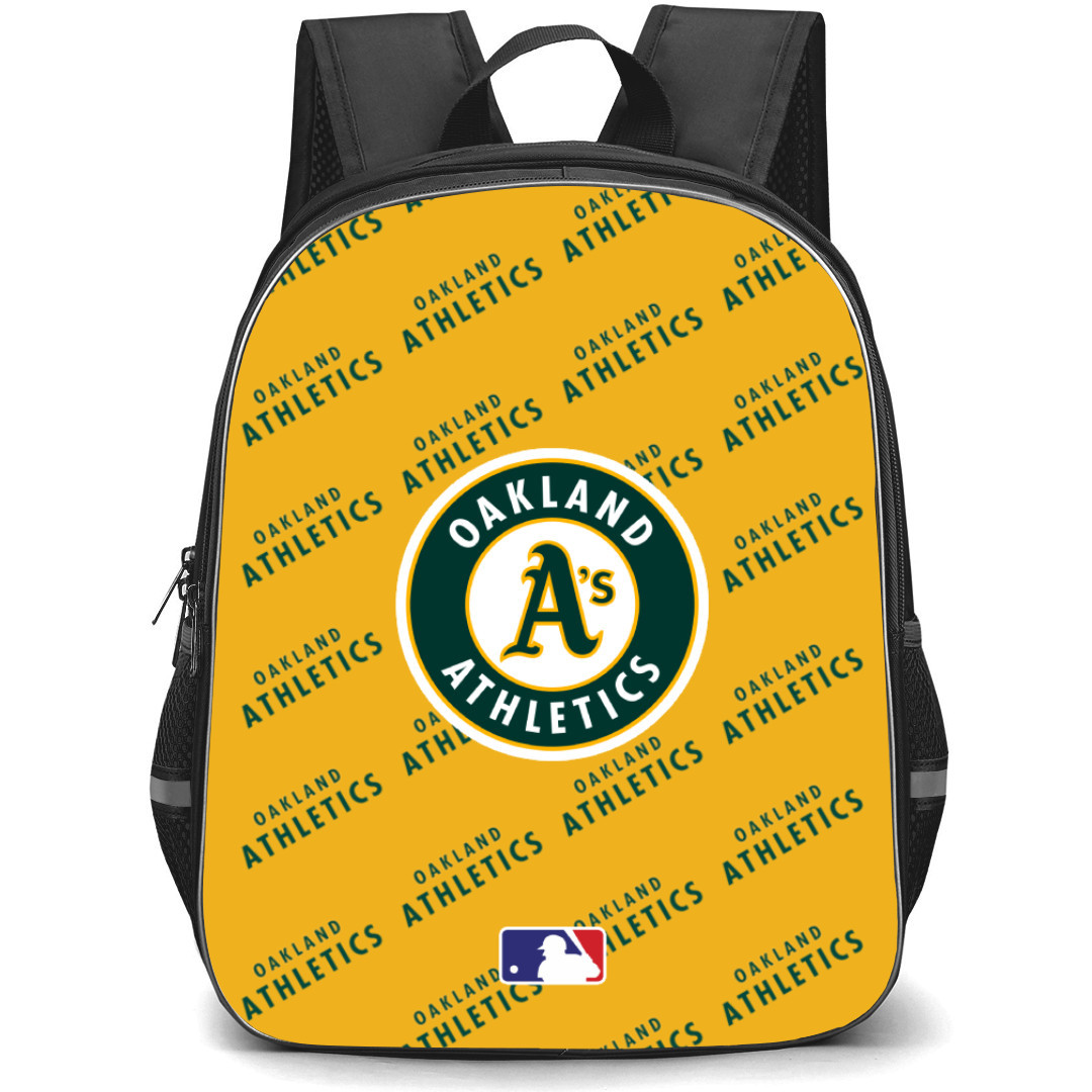MLB Oakland Athletics Backpack StudentPack - Oakland Athletics Medley Monogram Wordmark
