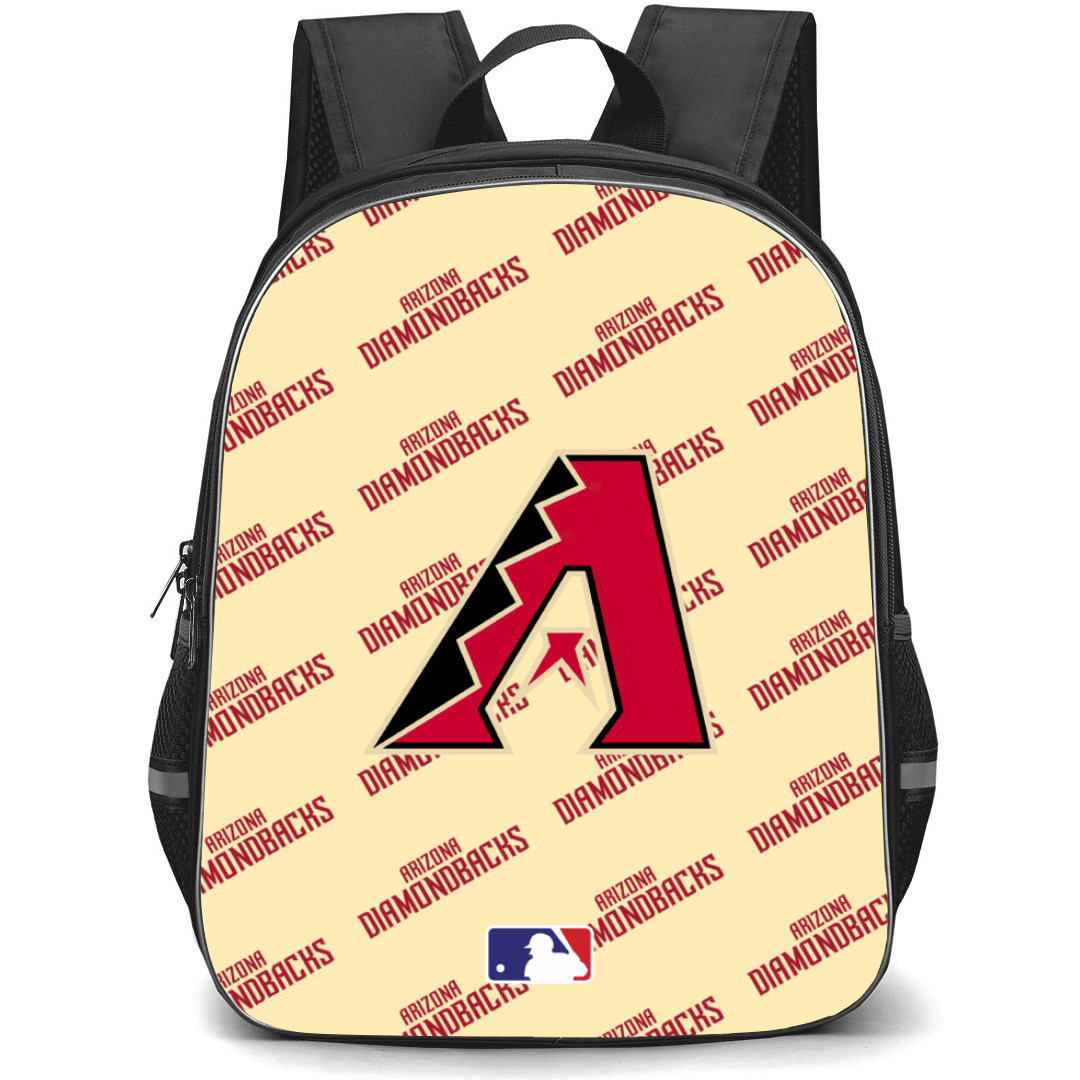 MLB Arizona Diamondbacks Backpack StudentPack - Arizona Diamondbacks Medley Monogram Wordmark
