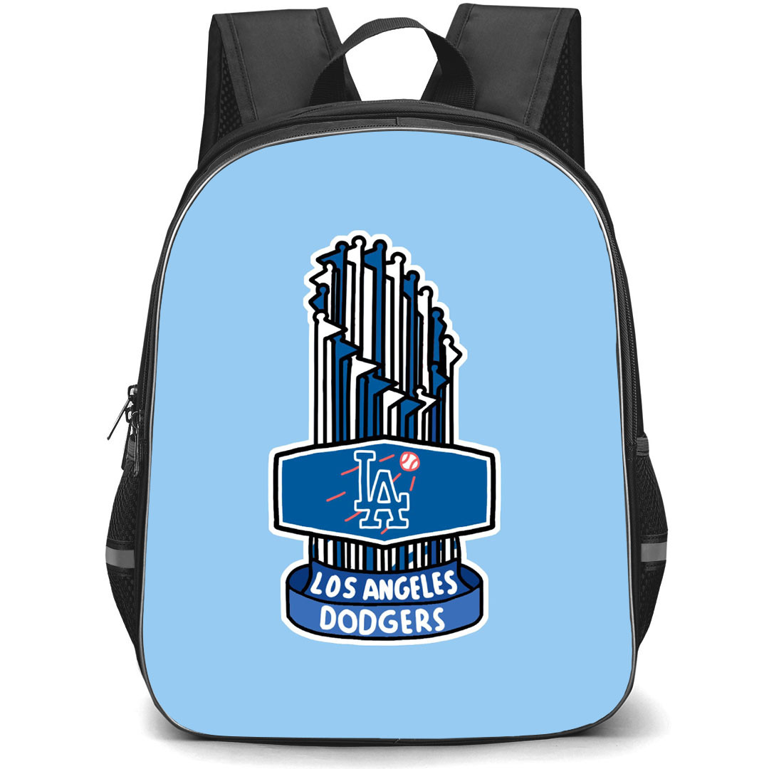 MLB Backpack StudentPack - MLB Los Angeles Dodgers Champions Trophy Illustration Art