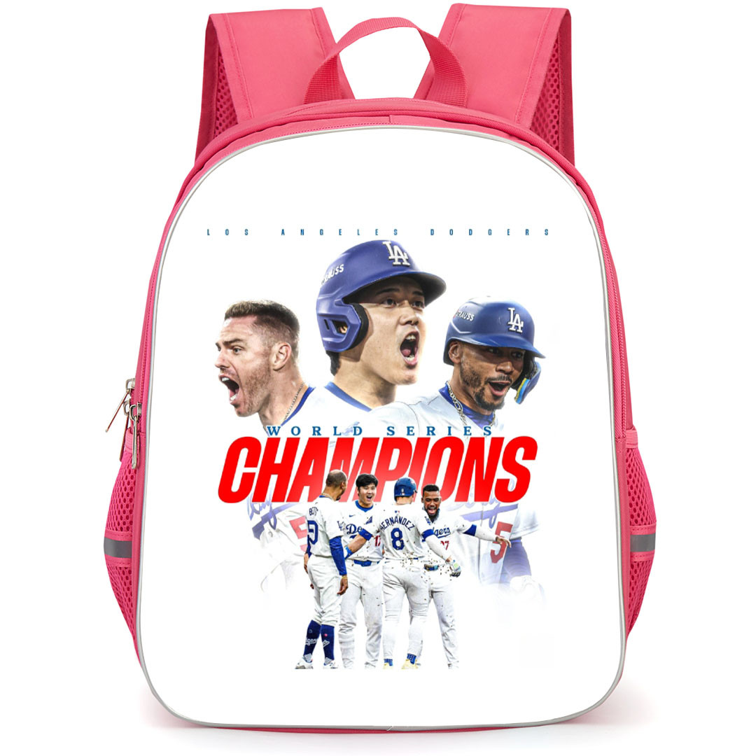 MLB Backpack StudentPack - MLB Los Angeles Champions Art On White Background
