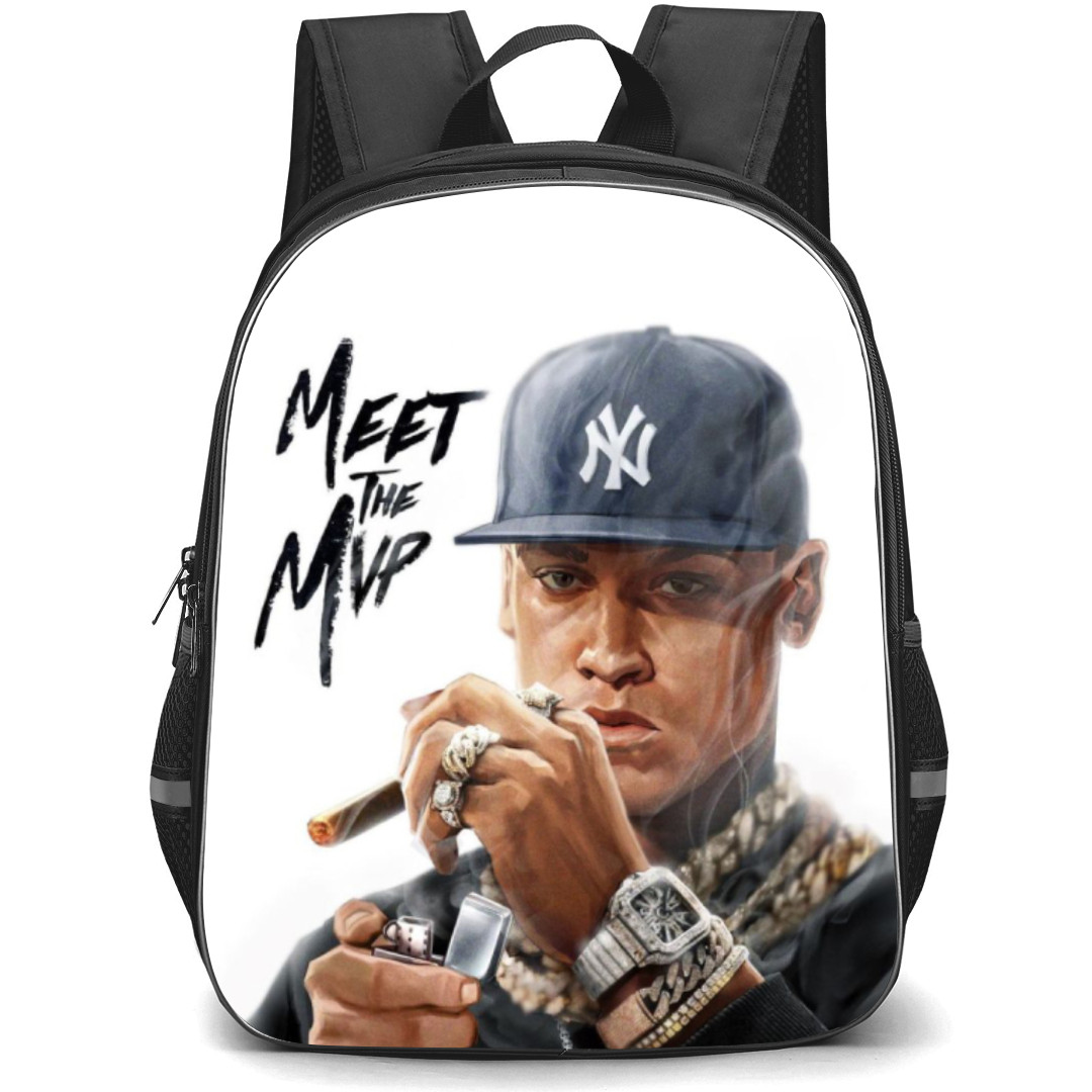 MLB Aaron Judge Backpack Student Pack - Aaron Judge Meet The MVP Poster On White Background