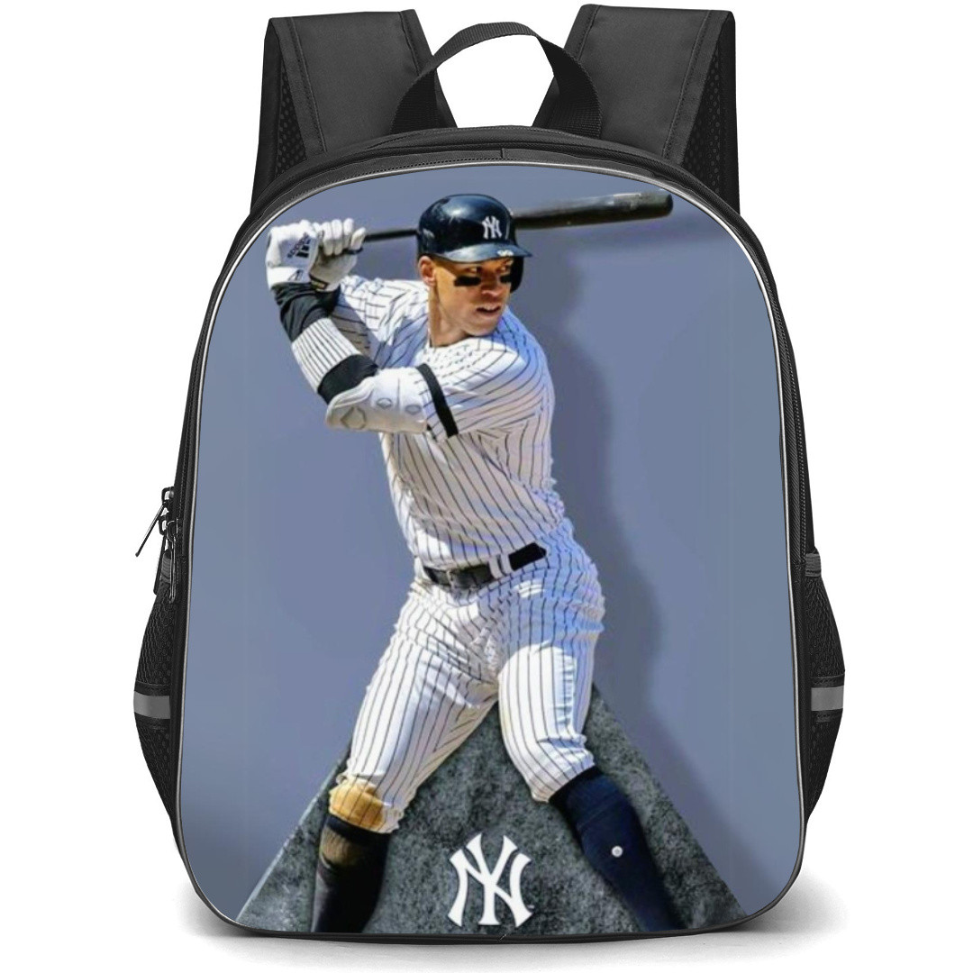 MLB Aaron Judge Backpack Student Pack - Aaron Judge Striking Name Portrait