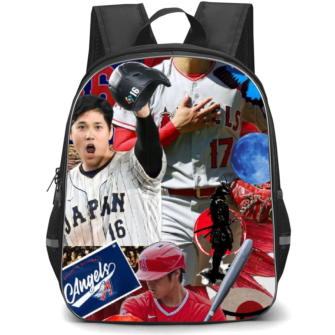 Shohei Ohtani Backpack Student Pack - Portrait Angels Collage