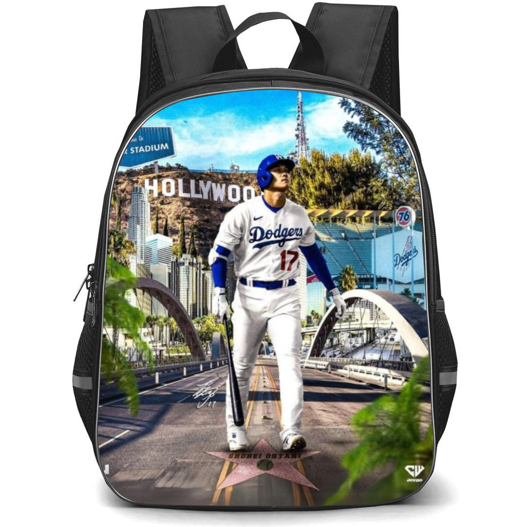 Shohei Ohtani Backpack Student Pack - Walking Portrait In Hollywood