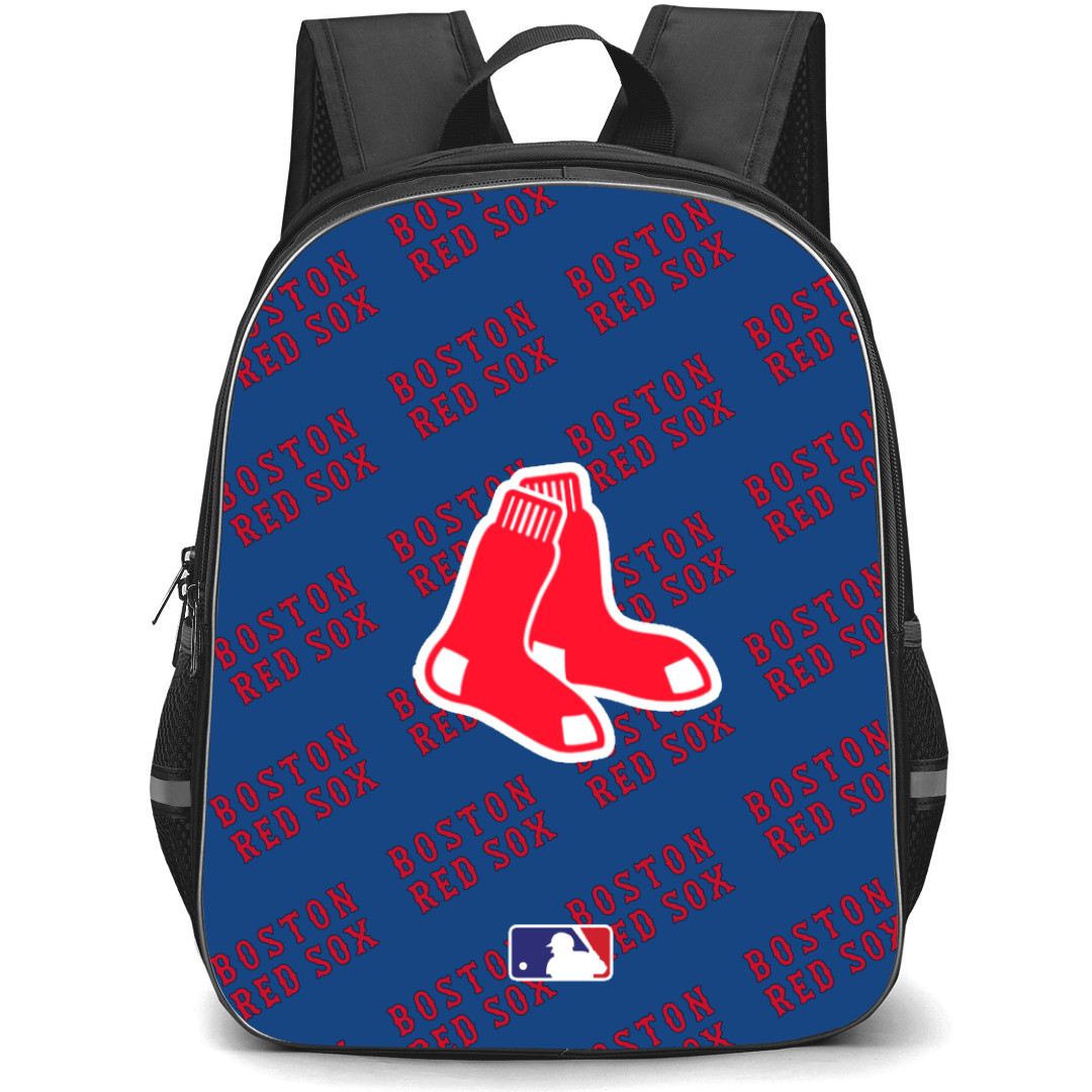 MLB Boston Red Sox Backpack StudentPack - Boston Red Sox Medley Monogram Wordmark