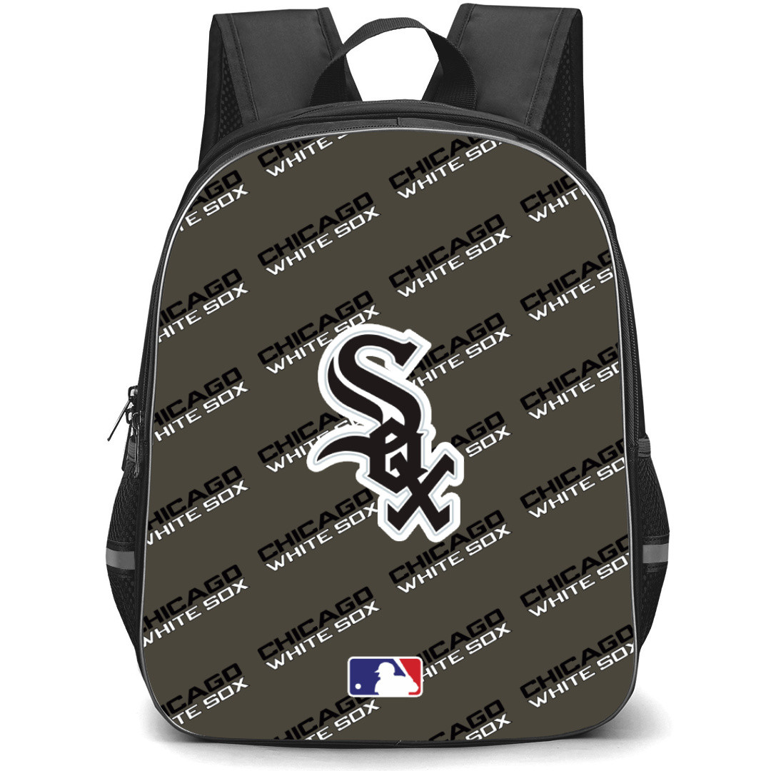 MLB Chicago White Sox Backpack StudentPack - Chicago White Sox Medley Monogram Wordmark