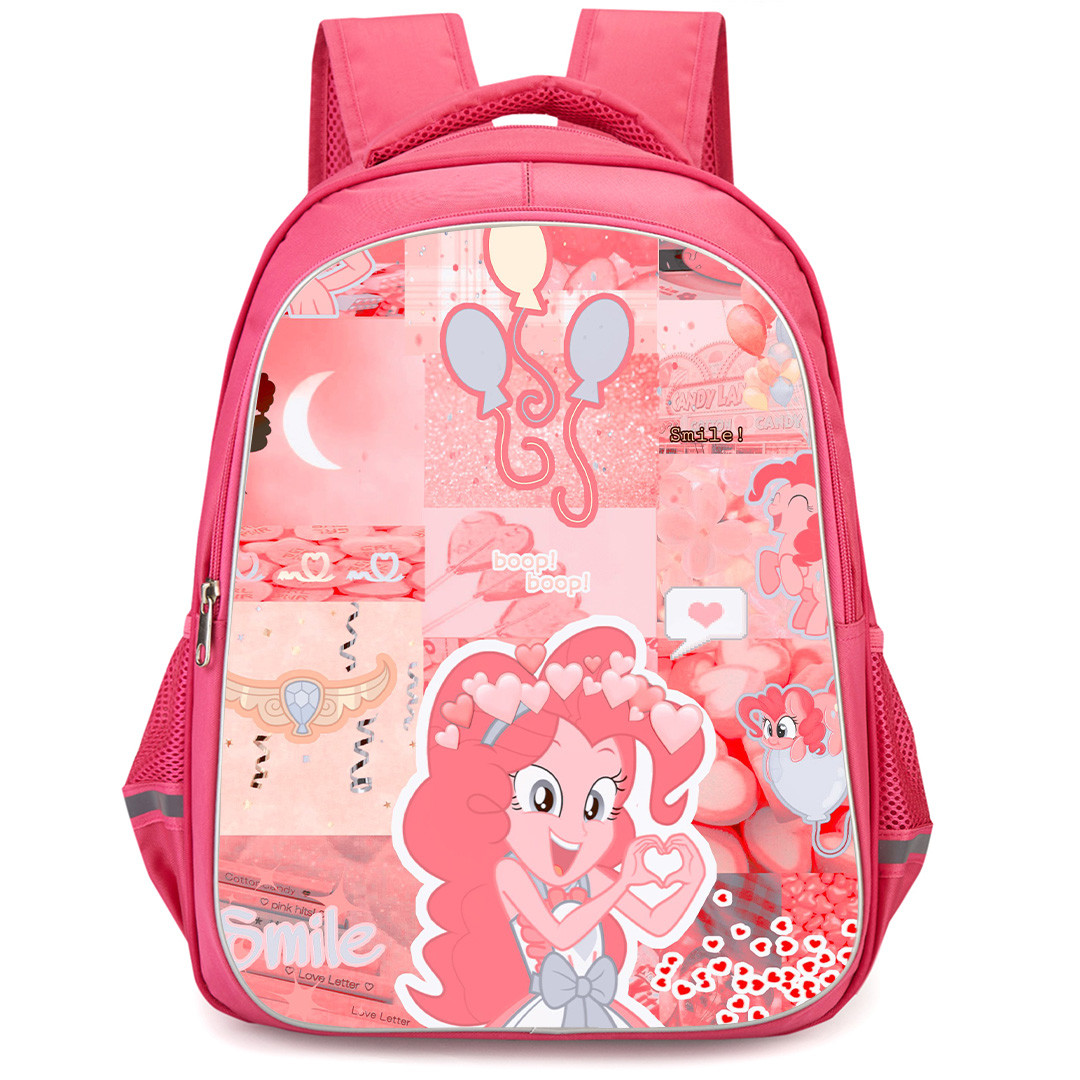 My Little Pony Equestria Girls Pinkie Pie Backpack StudentPack - Pinkie Pie Collage