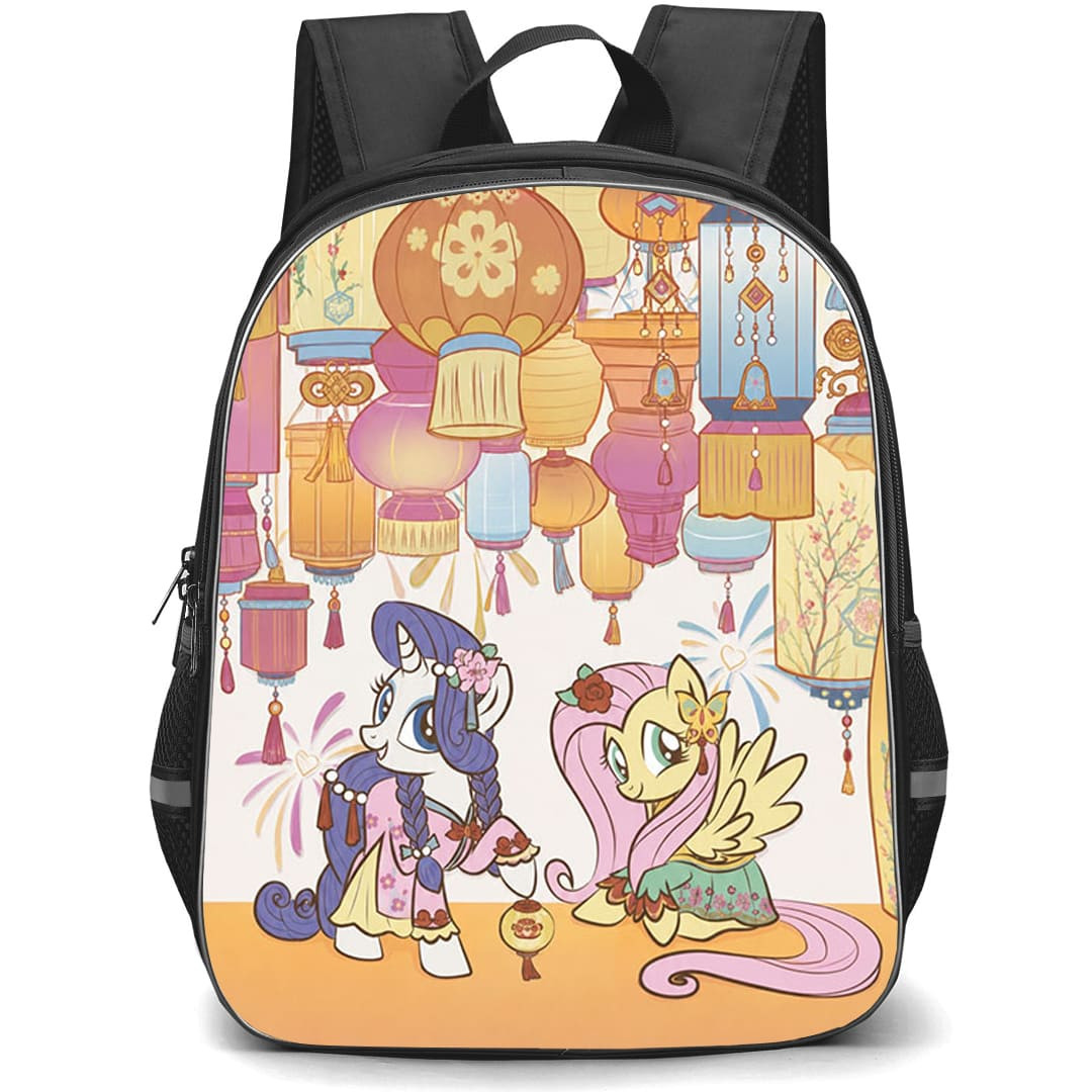My Little Pony Backpack School Bag StudentPack - My Little Pony Moon Lantern Festival Illustration Art Poster