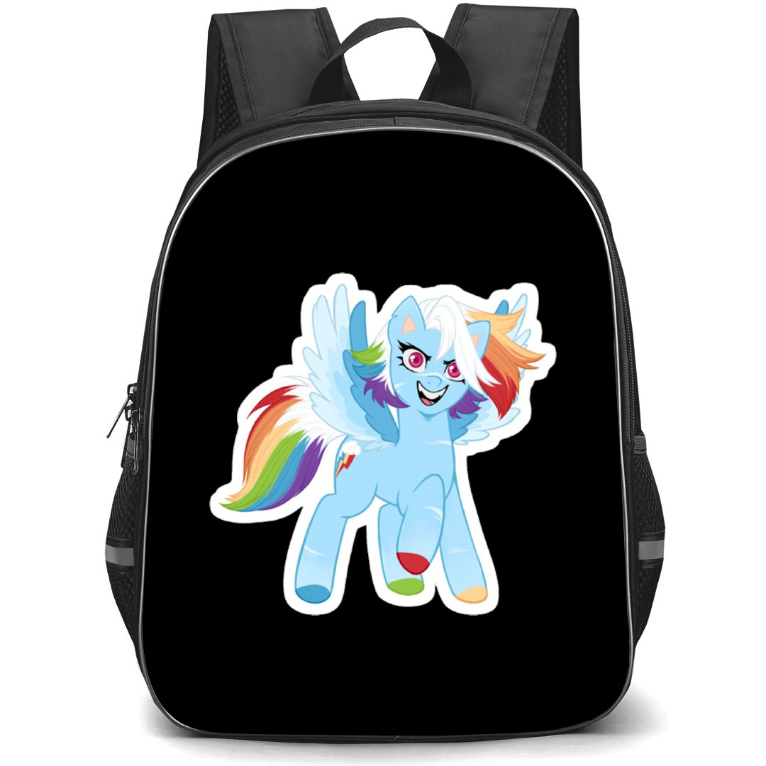 My Little Pony Rainbow Dash Backpack School Bag StudentPack - Rainbow Dash Fierce Portrait Sticker
