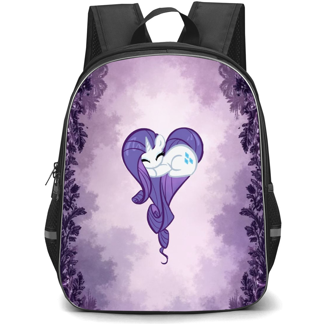 My Little Pony Rarity Backpack School Bag StudentPack - Rarity Heart Form Sleeping Portrait