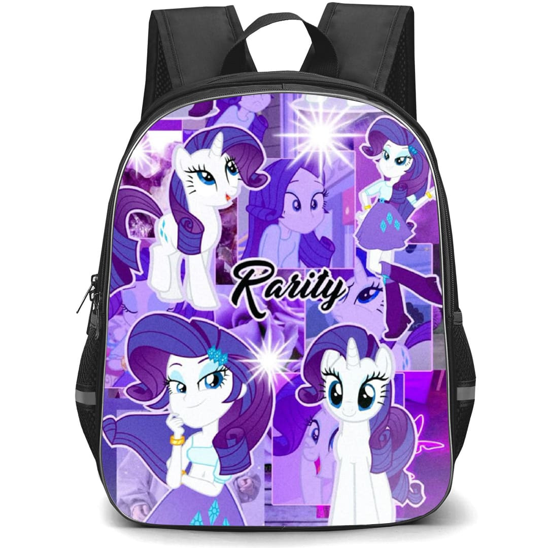 My Little Pony Rarity Backpack School Bag StudentPack - Rarity Smiling Happy Collage Poster