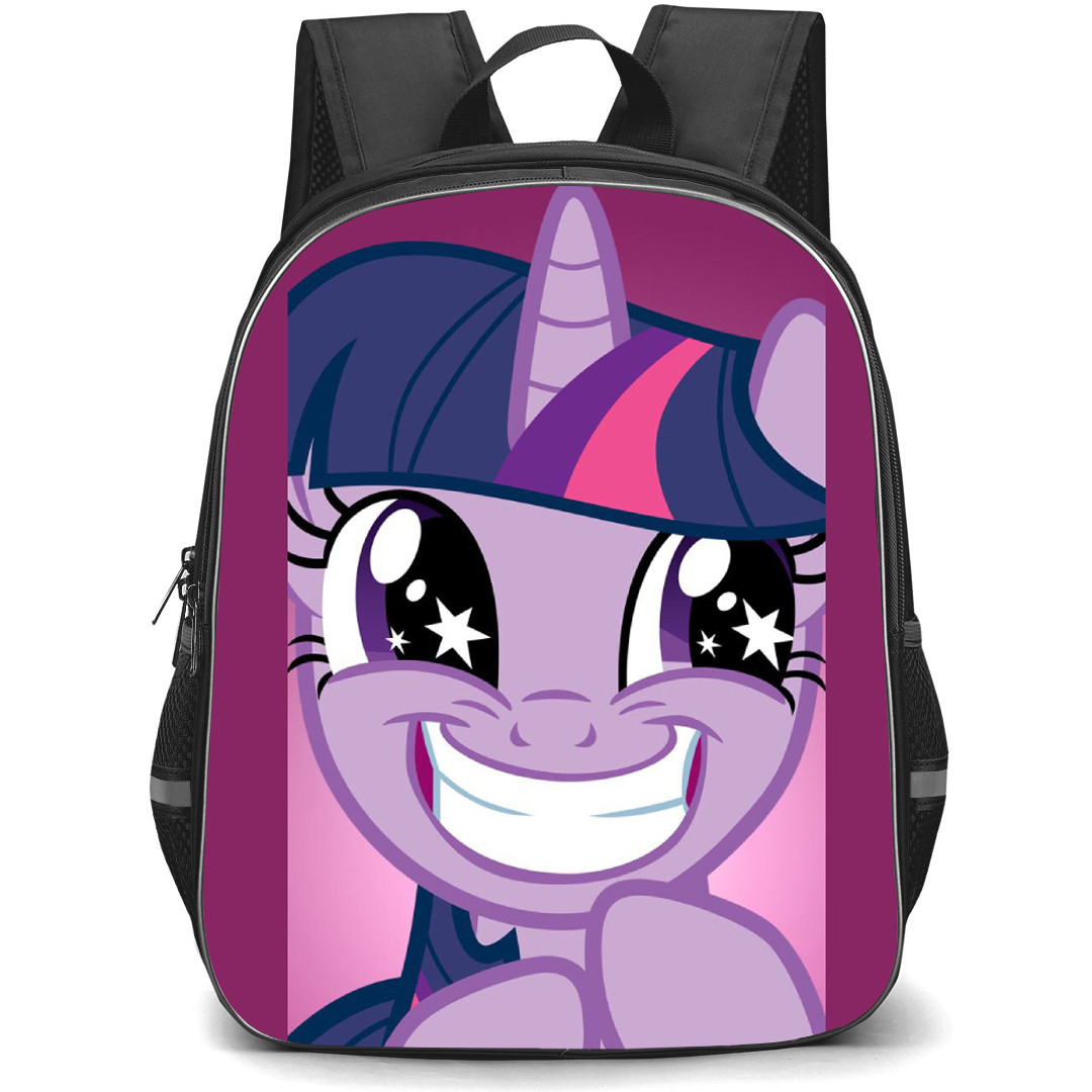My Little Pony Twilight Sparkle Backpack School Bag StudentPack - Twilight Sparkle Smiling Close Up Portrait
