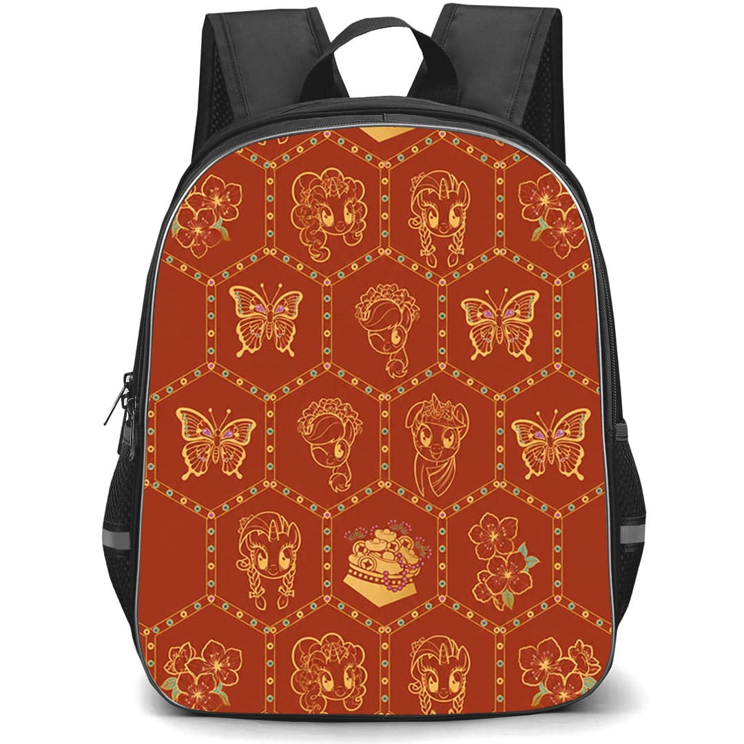 My Little Pony Backpack School Bag StudentPack - My Little Pony Year Of The Horse Pattern Art Poster