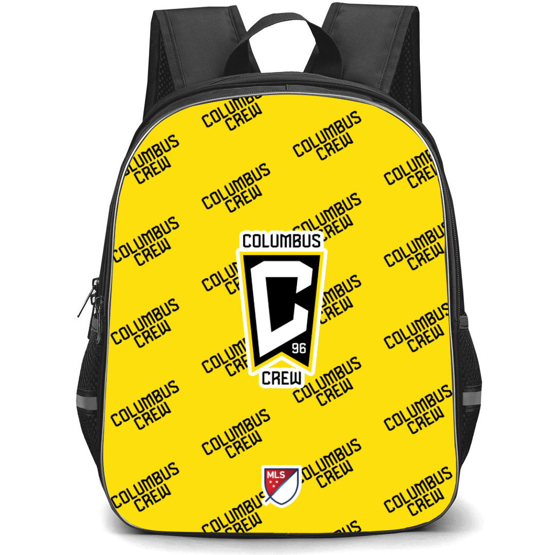 MLS Columbus Crew Backpack StudentPack - Columbus Crew Soccer Club Medley Monogram Wordmark