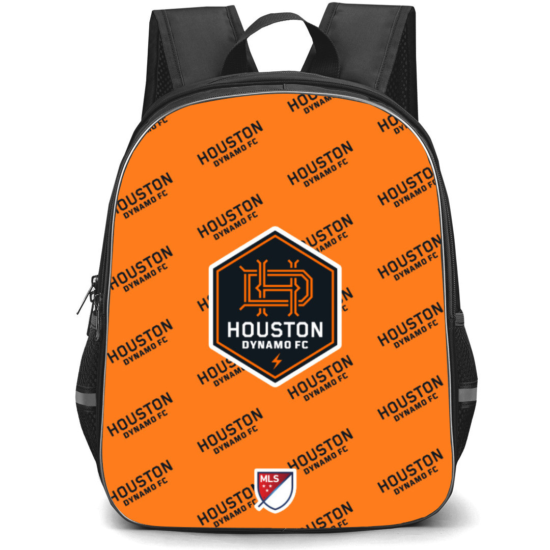 MLS Houston Dynamo FC Backpack StudentPack - Houston Dynamo Football Club Medley Monogram Wordmark
