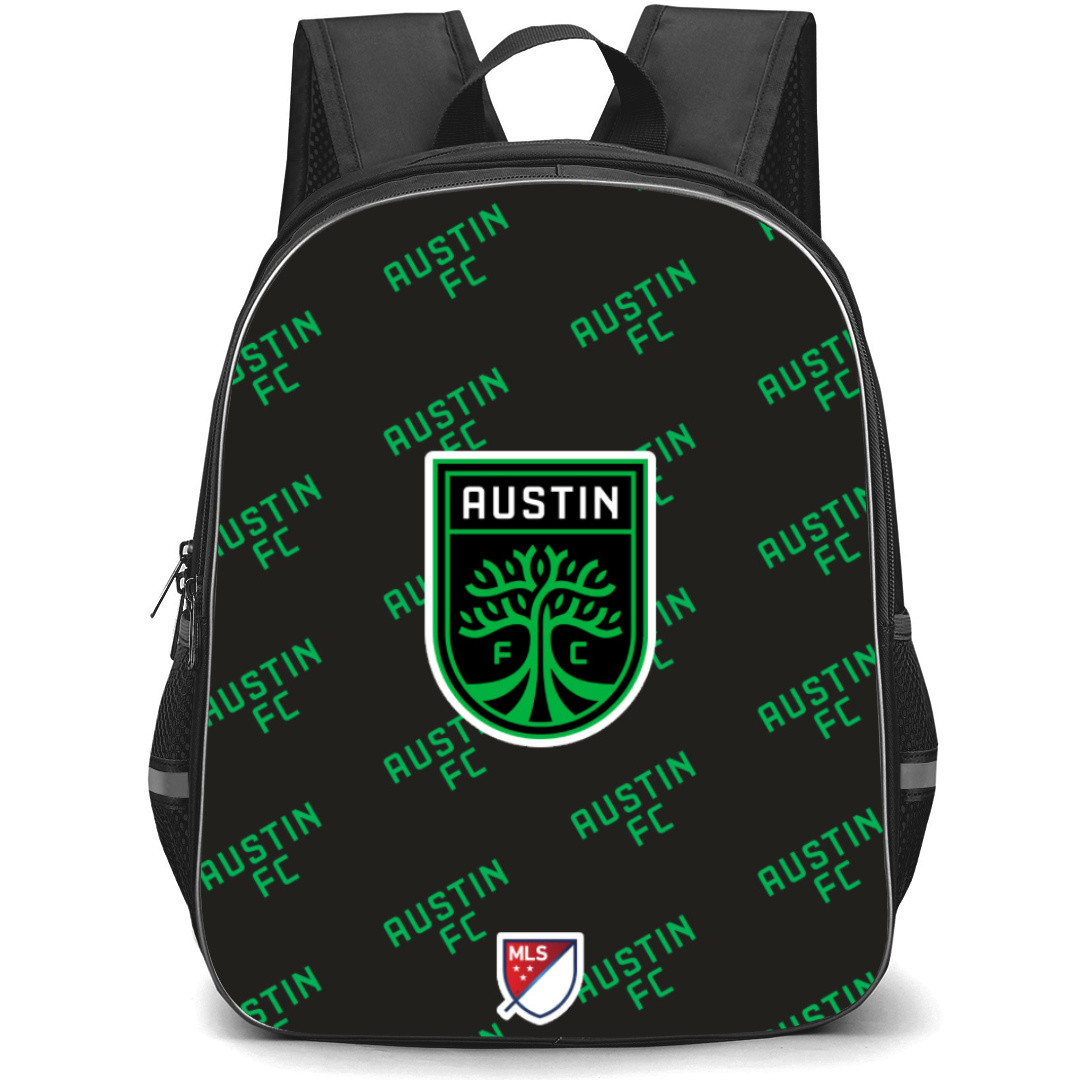 MLS Austin FC Backpack StudentPack - Austin Football Club Medley Monogram Wordmark