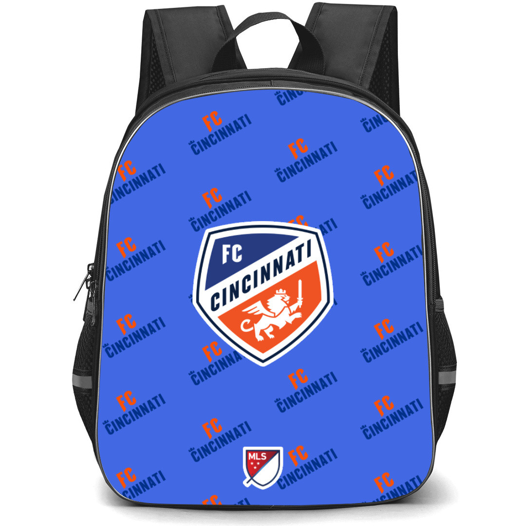 MLS FC Cincinnati Backpack StudentPack - Cincinnati Football Club Medley Monogram Wordmark