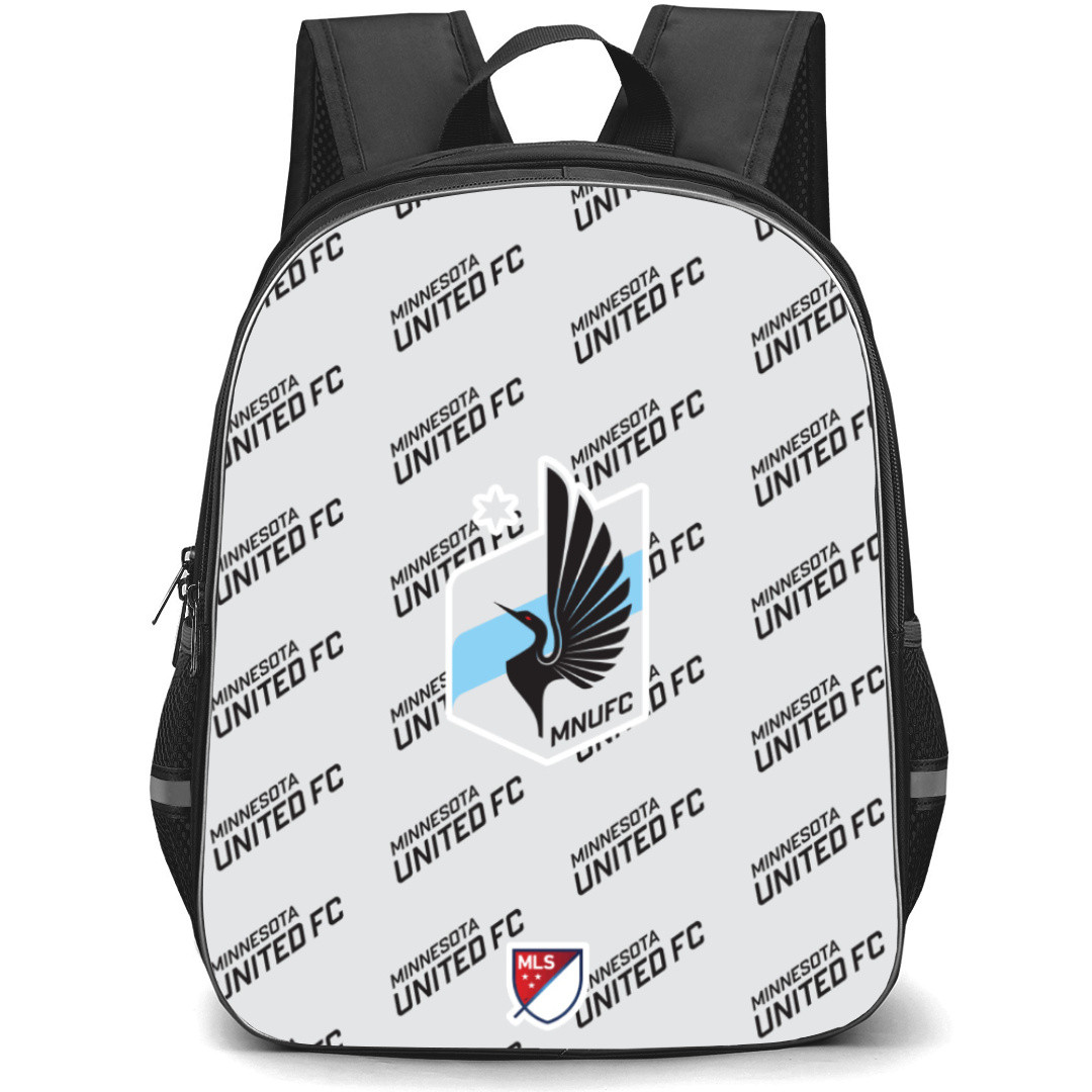 MLS Minnesota United FC Backpack StudentPack - Minnesota United Football Club Medley Monogram Wordmark