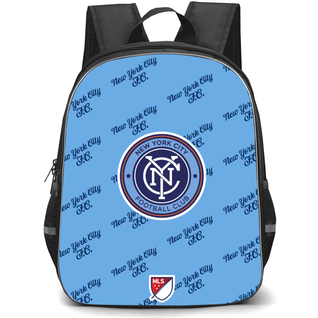 MLS New York City FC Backpack StudentPack - New York City Football Club Medley Monogram Wordmark