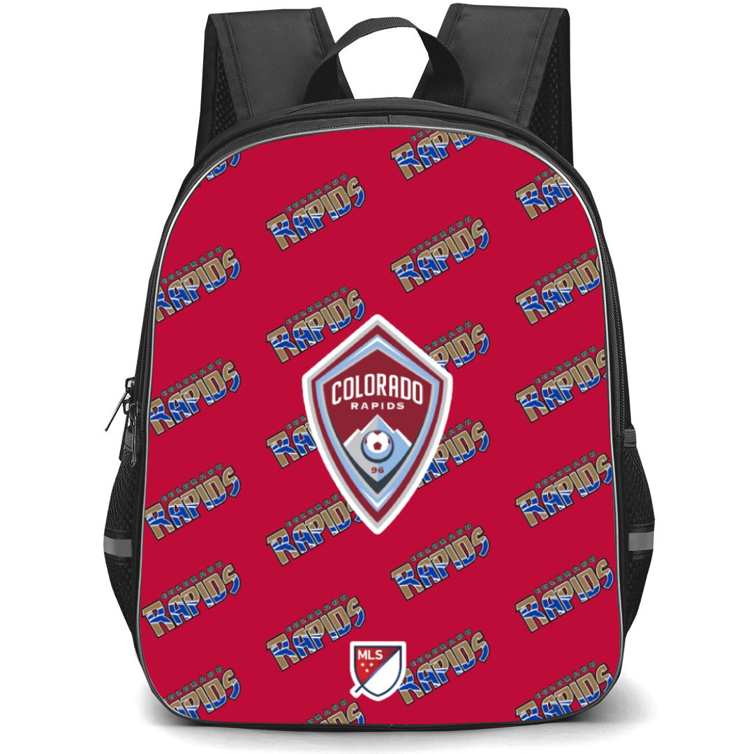 MLS Colorado Rapids FC Backpack StudentPack - Colorado Rapids Football Club Medley Monogram Wordmark