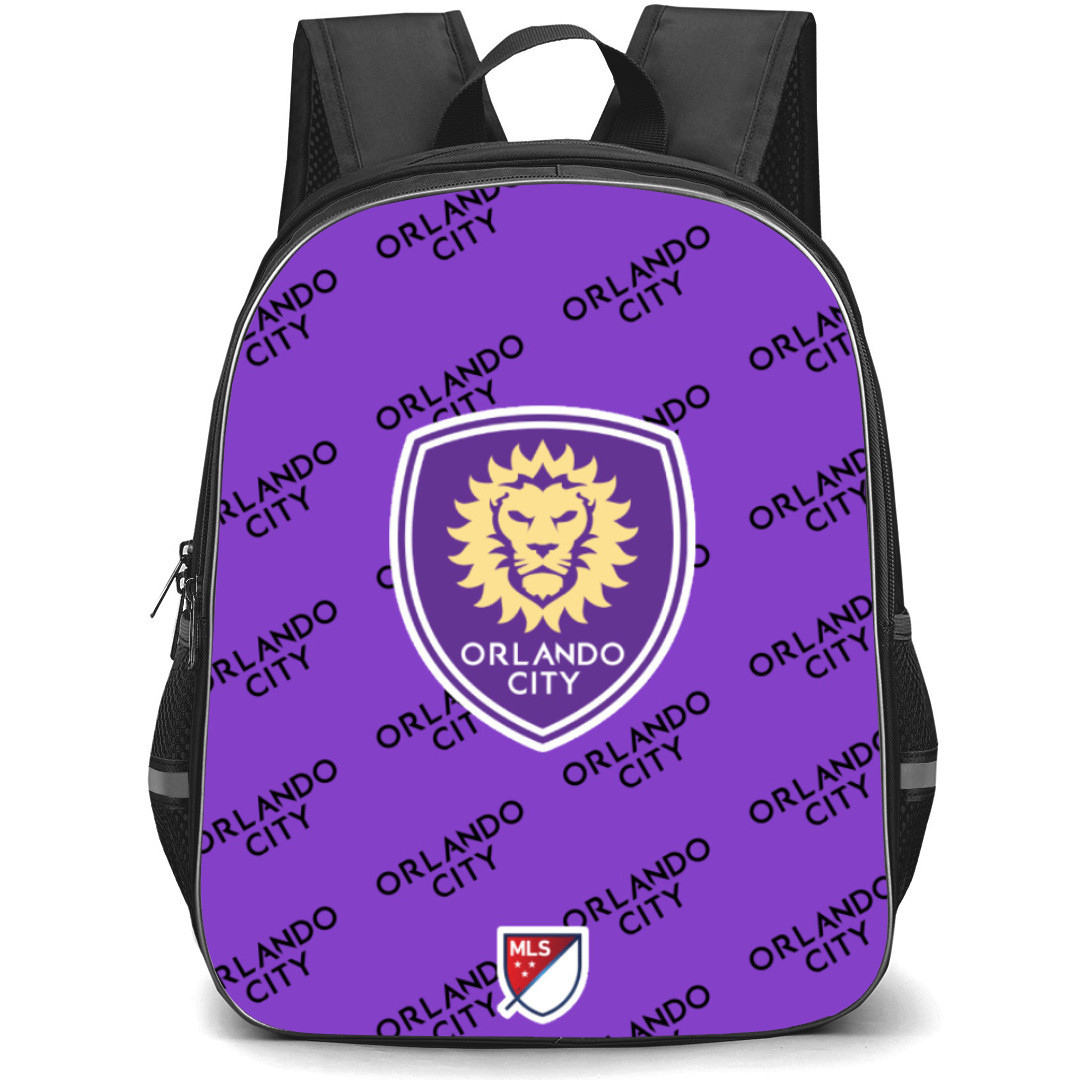 MLS Orlando City SC Backpack StudentPack - Orlando City Soccer Club Medley Monogram Wordmark