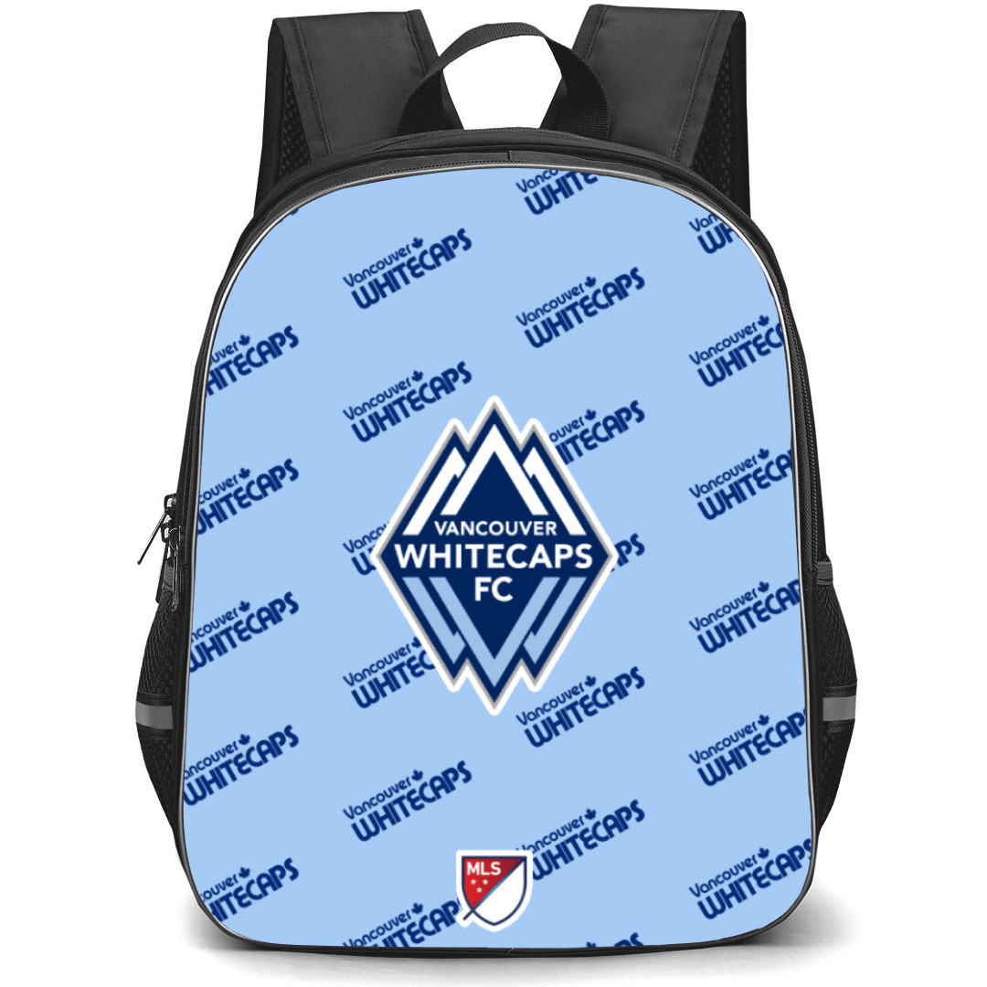 MLS Vancouver Whitecaps FC Backpack StudentPack - Vancouver Whitecaps Medley Monogram Wordmark