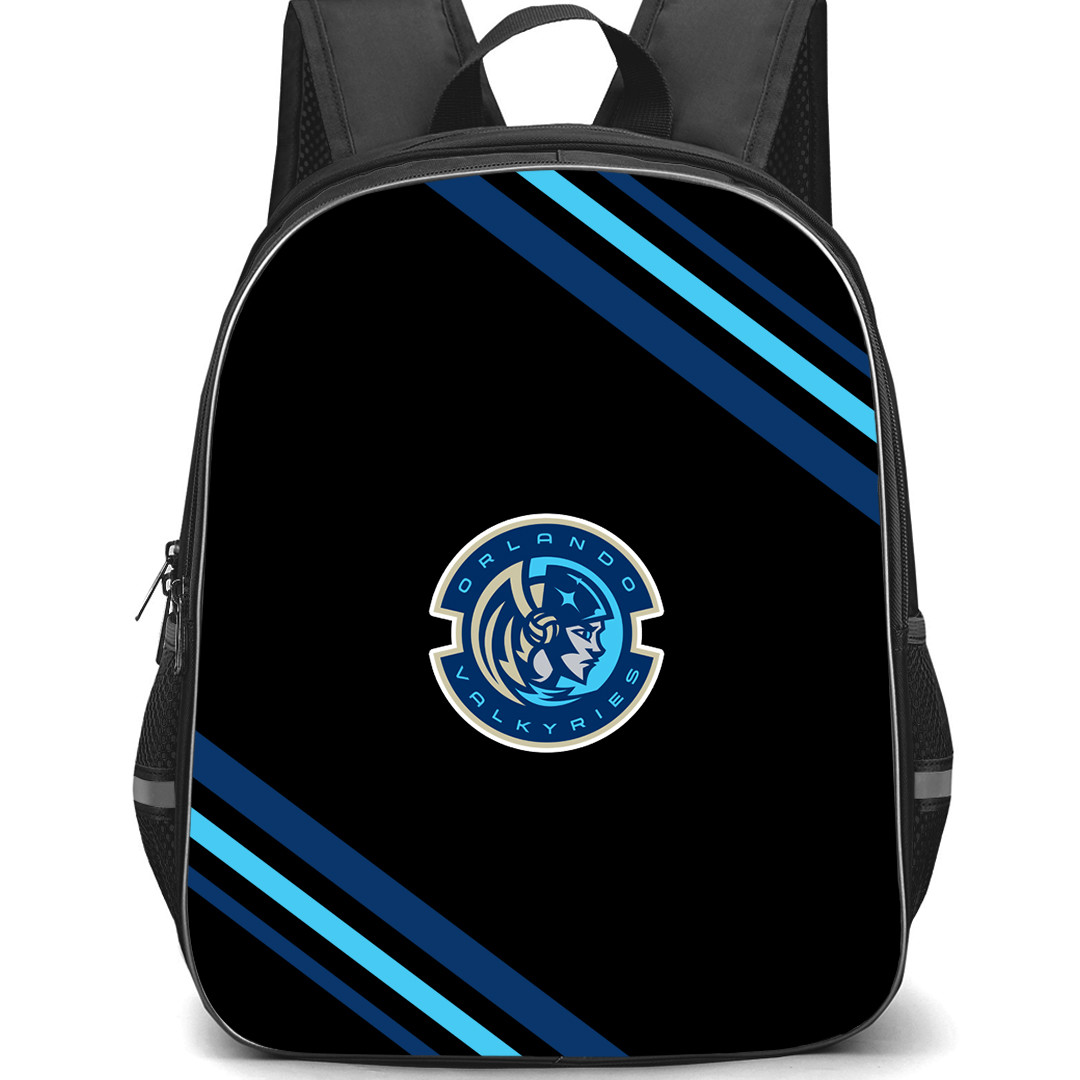 Orlando Valkyries Backpack School Bag StudentPack - Orlando Valkyries Large Logo With Stripe