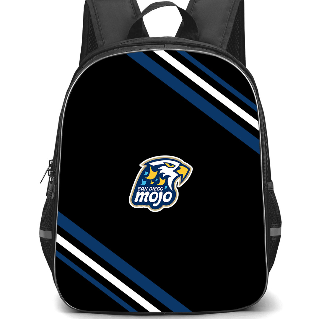 San Diego Mojo Backpack School Bag StudentPack - San Diego Mojo Large Logo With Stripe