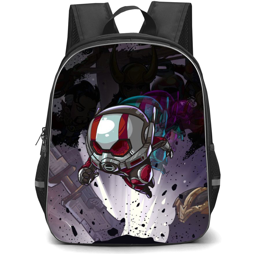 Marvel Ant-Man Backpack StudentPack - Ant-Man Jumping Chibi Art