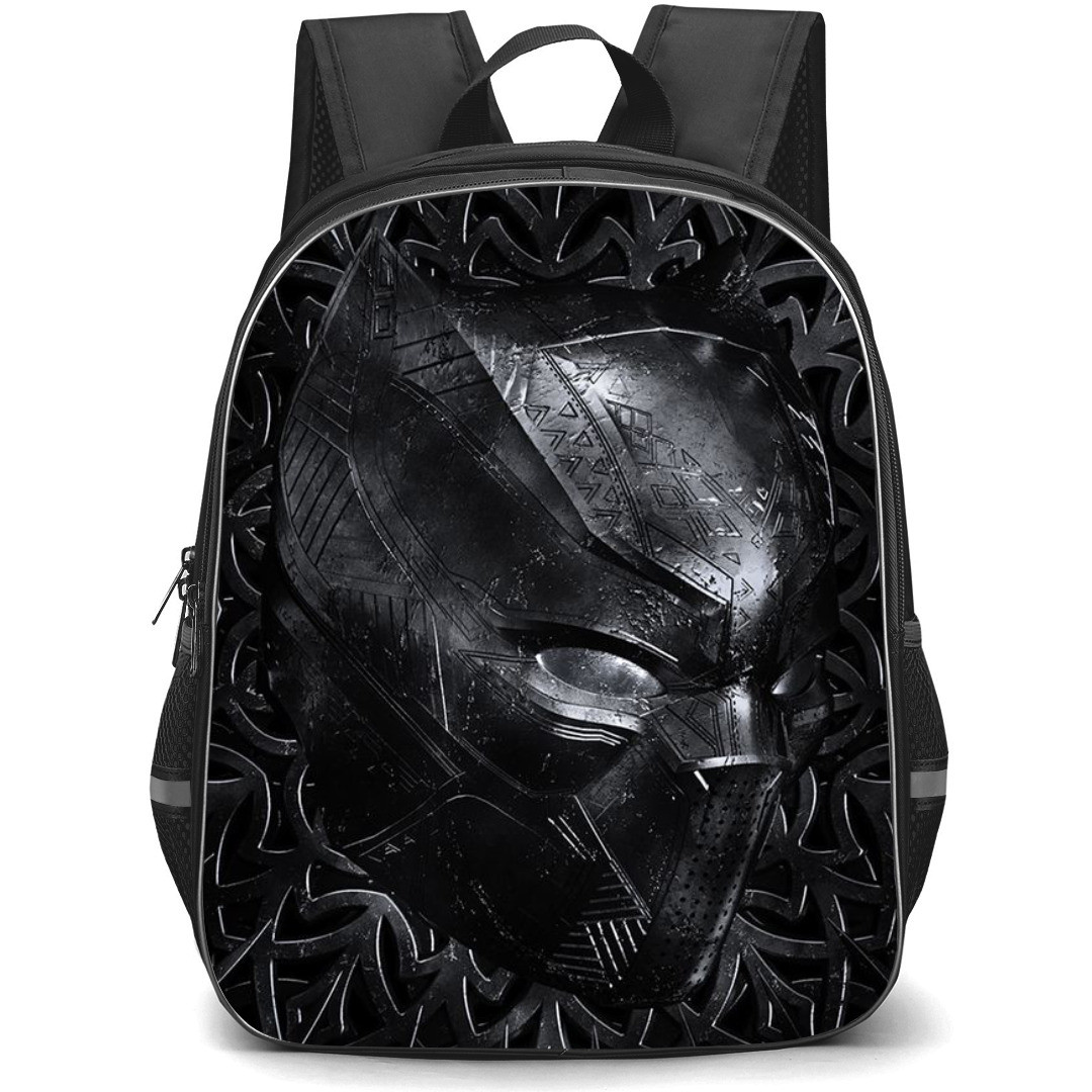 Marvel Black Panther Backpack StudentPack - Black Panther Black Helmet