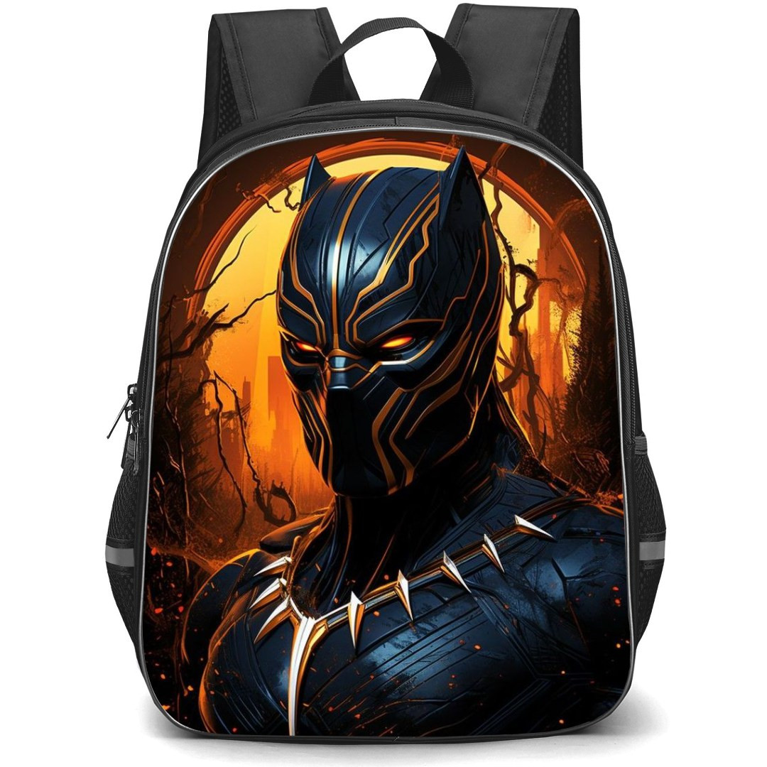 Marvel Black Panther Backpack StudentPack - Black Panther Head Portrait