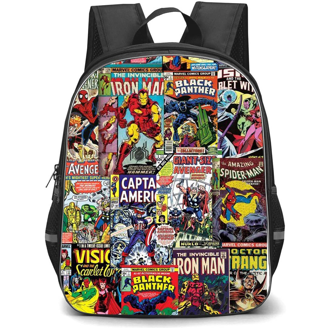 Marvel Backpack StudentPack - Characters Comic Book Collage