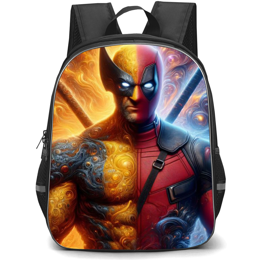 Deadpool & Wolverine Backpack StudentPack - Deadpool & Wolverine Half Body Side Art
